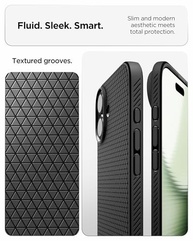 Capa Spigen Liquid Air para iPhone 17 - Proteção Moderna com Design Geo e Toque Premium - imagem 4