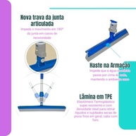 Rodo Wave Evolution Azul 50 cm - Alta Qualidade e Design Ergonômico | Bralimpia - imagem 3