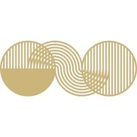 Quadro Vazados Abstrato em MDF 3mm - Design Sofisticado Dupla Face 55x131cm - imagem 1
