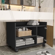 Gabinete de Banheiro Moderno com Nichos – Design Elegante e Funcionalidade Premium - imagem 3