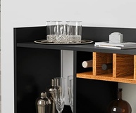 Aparador Buffet Industrial RUBI - Design Moderno para Hall, Escritório e Adega | Quality Móveis - imagem 5