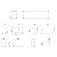 Kit de Acessórios Docol Idea Cromado - Design Moderno e Praticidade no Banheiro - imagem 3