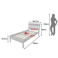 Cama de Solteiro Moderna 196x96cm - Tecnomobili MDP | Design Elegante e Conforto Duradouro - imagem 4