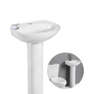 Conjunto Lavatório e Coluna para Banheiro Sabará Icasa - Design Moderno e Alta Qualidade - imagem 2