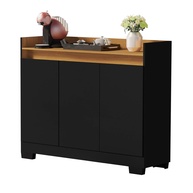 Rack Aparador Ryzen 3 - Design Retro Moderno com 3 Portas para Sala, Escritório ou Cozinha - imagem 1