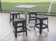Banqueta Icaraí PR - Design Moderno Quadrado Preto para Ambientes Sofisticados - imagem 3