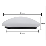 Difusor de Vidro para Ventilador de Teto Volare 28cm - Design Elegante e Funcional - imagem 3