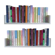 Prateleiras para Livros em MDF Branco - Design Moderno e Versátil - imagem 1
