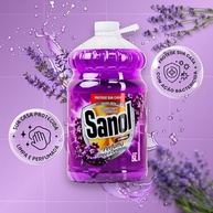 Sanol Desinfetante Líquido Lavanda 5L - Potente Desinfecção com Fragrância Agradável - imagem 4