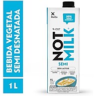 NotMilk Semi Desnatada 1L: Sabor Leite Vegetal Sem Lactose - imagem 1