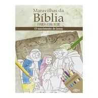 Livro de Colorir Bíblico: O Nascimento de Jesus - Desperte a Criatividade e a Fé! - imagem 2
