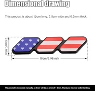 Emblema de Grade Tricolor Universal - Destaque e Durabilidade para Seu Carro - imagem 3