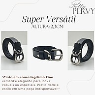 Cinto de Couro Feminino: Elegância em Cada Detalhe ✨ - imagem 1