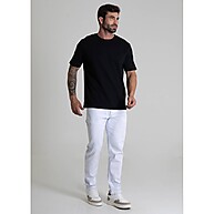 Calça Sarja Slim Branca - Conforto e Estilo para o Dia a Dia - imagem 2