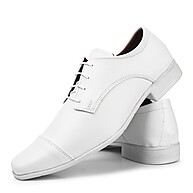 Sapato Social Branco Masculino + Cinto: Estilo e Conforto para Todo Dia - imagem 1