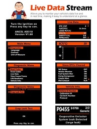 ANCEL Scanner OBD II AD310: Diagnóstico Rápido e Preciso para Seu Carro - imagem 5