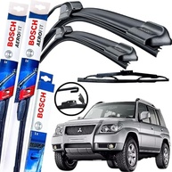 Kit Palhetas Limpador Parabrisa Bosch Aerofit Dianteiro + Traseiro Pajero TR4 2010-2015 - imagem 2
