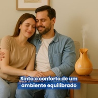Umidificador de Ar Ultrassônico Silencioso com Difusor de Aromaterapia - Ideal para Sono Saudável e Ambientes Confortáveis - imagem 3