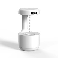 Umidificador Difusor de Ar com Relógio Digital 800ml - Água Anti-Gravidade Gotas - imagem 2