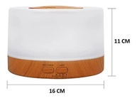 Difusor de Aromas Ultra-Sônico 500ml com LED Colorido e Controle Remoto - Madera Clara - imagem 3