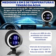 Voltimetro Digital 2 em 1: Monitore Temperatura e Tensão do seu Carro! - imagem 4