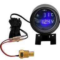 Voltímetro Digital e Termômetro Automotivo Universal 2 em 1 - Monitore Seu Veículo com Precisão! - imagem 1