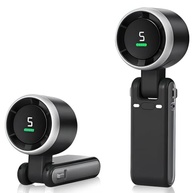 Ventilador Portátil Recarregável AQWS - Mini Fan Dobrável com Display Digital, 5 Velocidades e Bateria 3600mAh - imagem 2