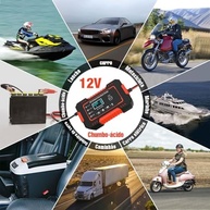 Carregador Inteligente 12V Bivolt com Display Digital | Premium para Carro, Moto e Caminhão - imagem 5
