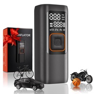 Compressor de Ar Portátil Digital 200 PSI: Inflador de Pneu Sem Fio com Luz LED e Desligamento Automático - imagem 1