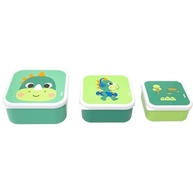 Kit 3 Potinhos Buba Zoo Dino - Seguro, Prático e Divertido para Refeições do Bebê - imagem 5