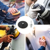 Kit de Polimento para Rodas e Carro com Disco Flocado - Sistema de Fixação por Parafuso - imagem 5