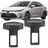 Par Trava Cinto Anti Alarme Corolla Preta com Emblema - Segurança e Discrição - imagem 1