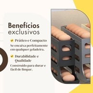 Organizador de Ovos 4 Andares com Dispenser – Armazene até 30 Ovos com Estilo e Praticidade - imagem 5