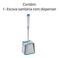 Flash Limp - Escova Sanitária com Dispenser e Suporte BAN6255 | Limpeza Prática e Moderna - imagem 3