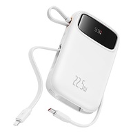 Power Bank Baseus 10000mAh: Carregador Rápido Portátil com Display LED e Cabos Integrados (USB-C e iOS) - imagem 2