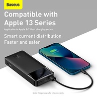 Carregador Portátil Baseus Bipow 30000mAh 15W: Energia de Sobra com Display Digital - imagem 5
