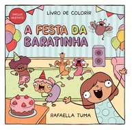 Livro de Colorir A Festa da Baratinha: Diversão e Criatividade com Rafaella Tuma - imagem 1