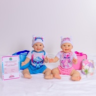 Boneca Reborn Gêmeos: Realismo e Diversão! - imagem 2