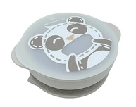 Tigela com Sucção e Tampa em Silicone Panda - Segura e Divertida para Bebês - imagem 1
