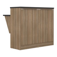 Balcão Bancada Multiuso Madeirado 106x92cm | Ideal para Cozinha, Sala e Divisória - imagem 1
