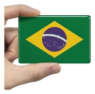 Adesivo Resinado Bandeira do Brasil 5,5x3,5cm - Destaque Patriota no Seu Veículo - imagem 5