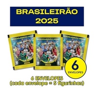 Kit 6 Envelopes Figurinhas Brasileirão 2025: Colecione os Craques do Futebol! - imagem 2
