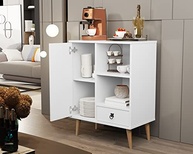 Buffet Tip Top Aparador Balcão Cantinho Do Café Branco - Design Elegante e Funcionalidade Premium - imagem 3