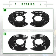 Protetor de Poeira do Freio Dianteiro PartsFlow para Toyota Tacoma (95-04) e 4Runner (96-02) - Peça de Reposição 47704-35091/47703-3509 - imagem 4