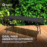 Mesa Dobrável Gallant 1,80m com Alça - Transforme Espaços com Praticidade e Estilo - imagem 5