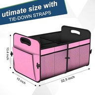 Organizador de Porta-Malas Femuar 72L: Grande Capacidade, Impermeável e Dobrável para Seu Carro! - imagem 3