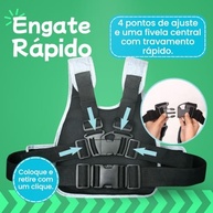 Colete de Segurança Infantil para Garupa, Ajustável 60-110cm, Dobrável, com Faixas Refletivas, para Crianças 2-12 Anos - imagem 5