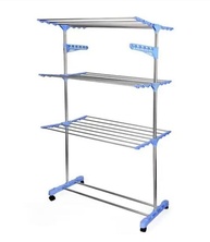 Varal de Roupas Vertical 3 Andares Dobrável - Prático e Portátil para Casa e Lavanderia - imagem 1