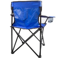 Cadeira Dobrável com Apoio de Braço e Porta-Copos - Azul Claro | Ideal para Praia, Camping e Pesca - imagem 4
