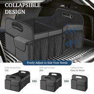 Organizador de Porta-Malas Femuar Dobrável: Grande Capacidade, Impermeável e Antiderrapante para SUV, Jeep e Sedan - imagem 5